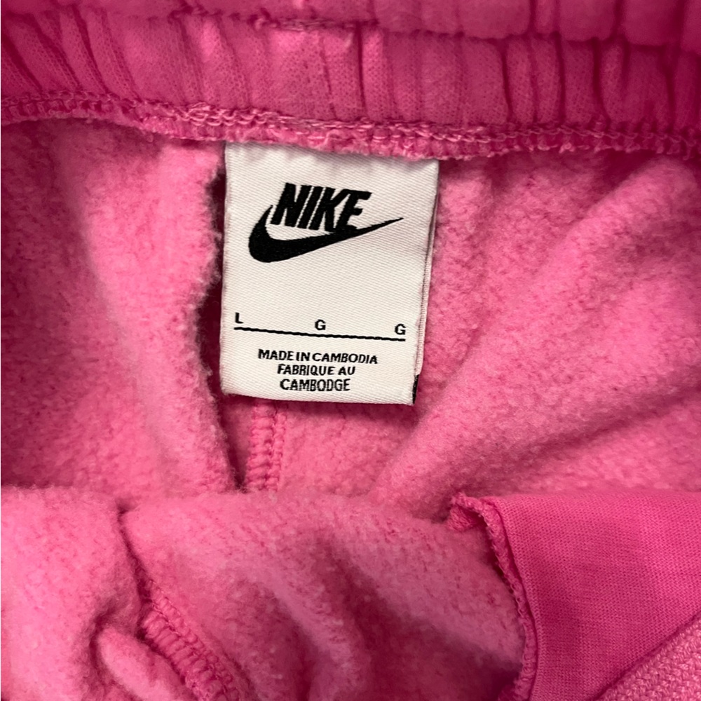 Nike Kids Pink Jogger Pants. Girls size large - Picture 4 of 7